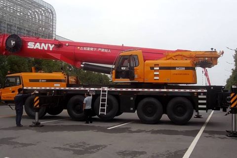 Вездеходный кран Palfinger Sany SAC 2200