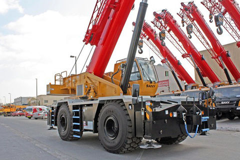 Короткобазный кран Palfinger Sany SRC 600C