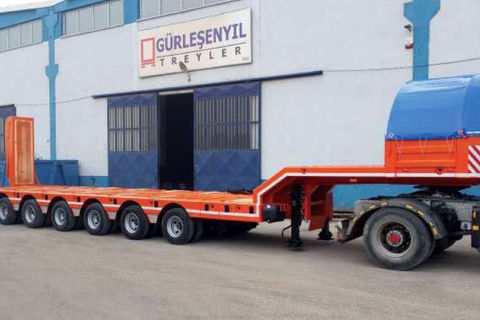 Полуприцеп GT Semi Trailer Низкорамный, 7 осей