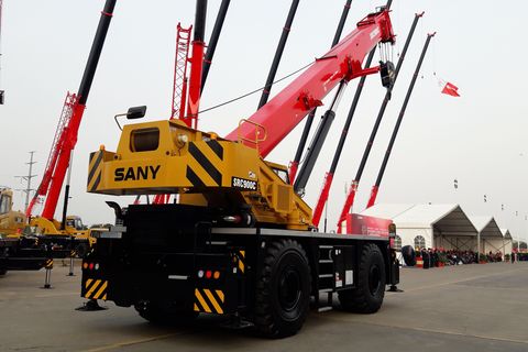 Короткобазний кран Palfinger Sany SRC 900C