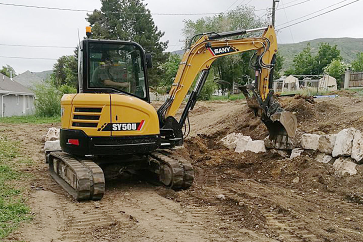 Малый экскаватор SANY SY50U-Tier 4F