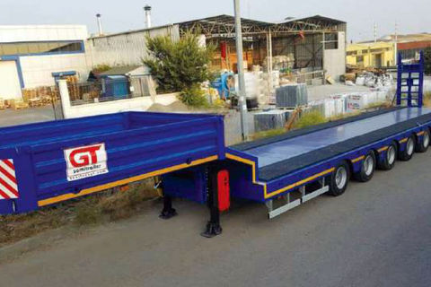 Полуприцеп GT Semi Trailer Низкорамный, 8 осей