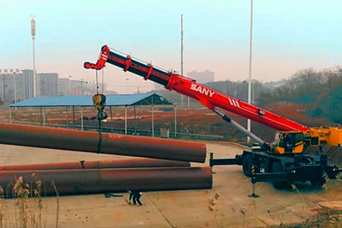 Короткобазный кран Palfinger Sany SRC 1200C