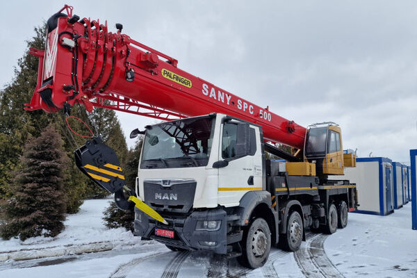 Автокран Palfinger Sany SPC 500